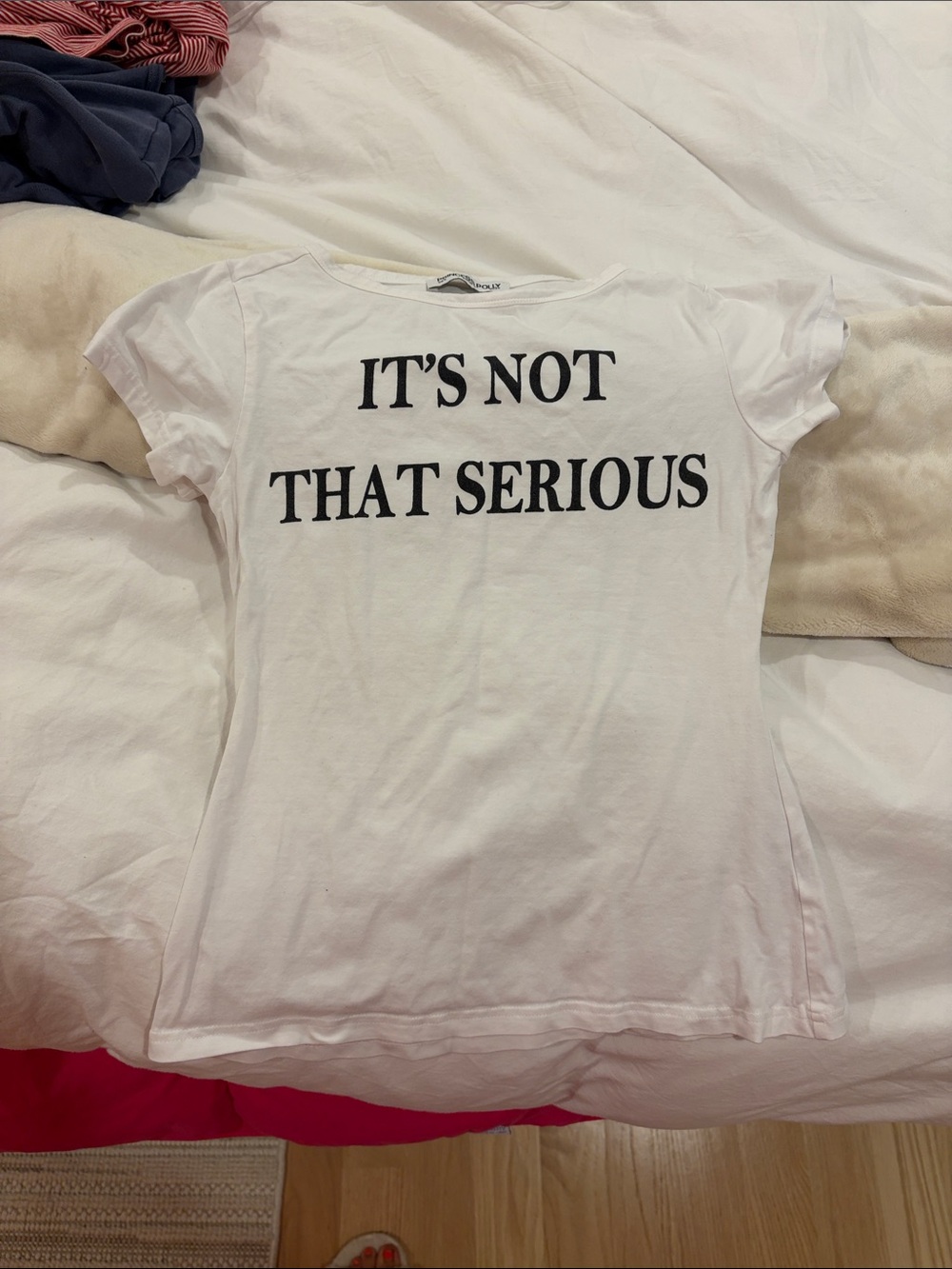 Princess Polly White Graphic Tee - Black Lettering